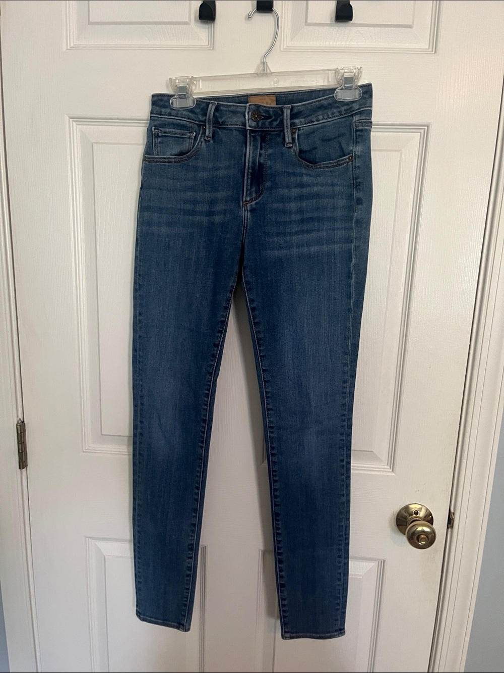 DRIFTWOOD Indigo Skinny Jeans with Subtle Fade